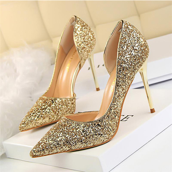 Professional Factory for China 2022 Summer New Fashion Wild Diamond Beads Around The Gold Edge Toe Slip Sandals Women PU Upper Slipper Sandals Custom