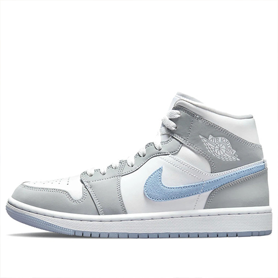 NIKE Air Jordan 1 Mid Wolf Gris