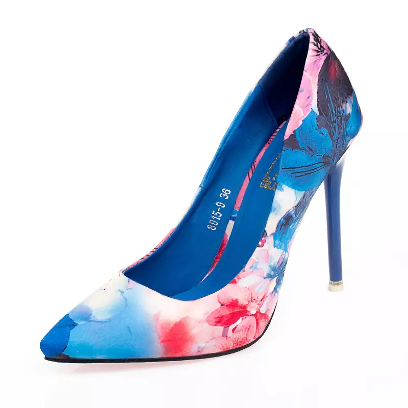 Fancy Shoes Fiori stampati Tacchi Stiletto