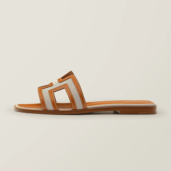 HERMES Blended Fabrics Elegant Style 2022 SS HERMES Sandals