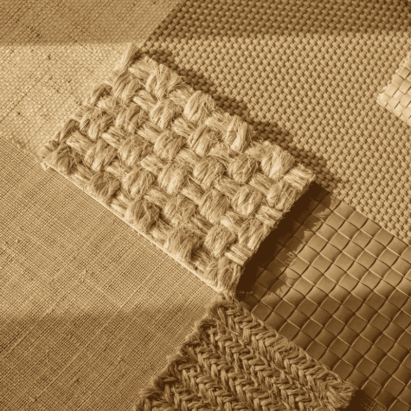 Woven & Textured Materials – For Visual Depth