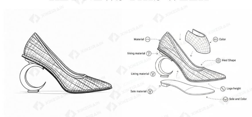 xinzirain custom shoes